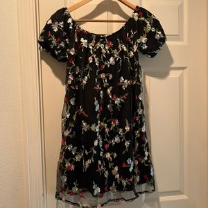 Kimchi blue embroidered flower dress from urban outfitters size M